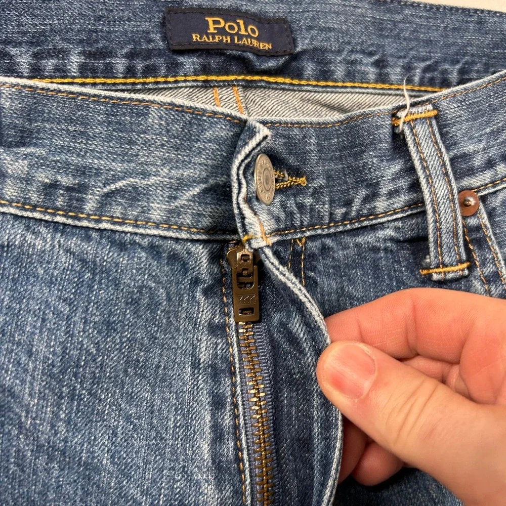Polo Ralph Lauren Jeans Mens 36x30 (fits 37x29) Hampton Relaxed Straight Blue
